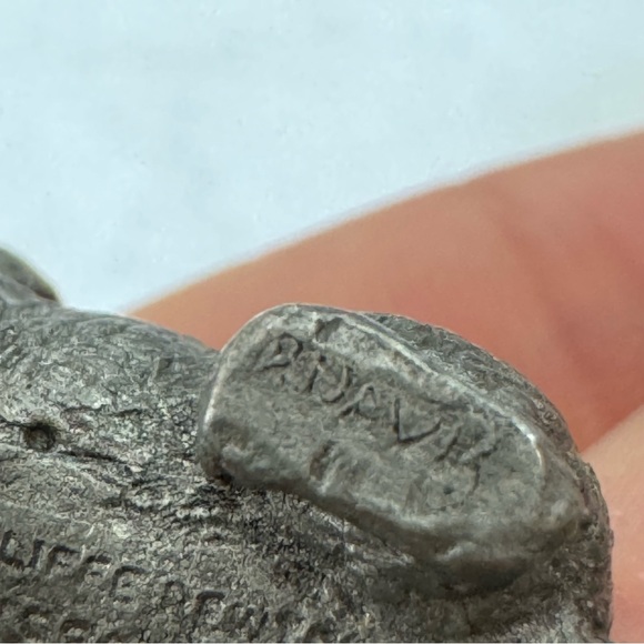 Vintage Rawcliffe Pewter Miniature Figurine Dog Signed P Davis 1986 - Picture 7 of 11